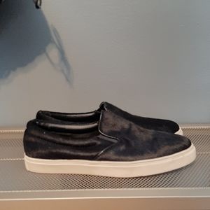 Steve Madden Black Cow Hair Sneaker